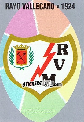 Sticker 446. RAYO VALLECANO - Las Fichas De La Liga 1997-1998 - Mundicromo