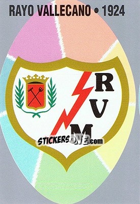 Sticker 446. RAYO VALLECANO - Las Fichas De La Liga 1997-1998 n. 636 - Mundicromo