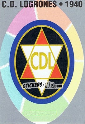 Sticker 450. C.D. Logroñés - Las Fichas De La Liga 1997-1998 - Mundicromo