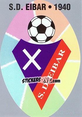 Cromo 452. S.D. Eibar - Las Fichas De La Liga 1997-1998 - Mundicromo