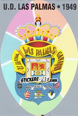 Cromo 454. U.D. Las Palmas - Las Fichas De La Liga 1997-1998 n. 644 - Mundicromo