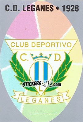 Cromo 455. C.D. LEGANéS - Las Fichas De La Liga 1997-1998 - Mundicromo