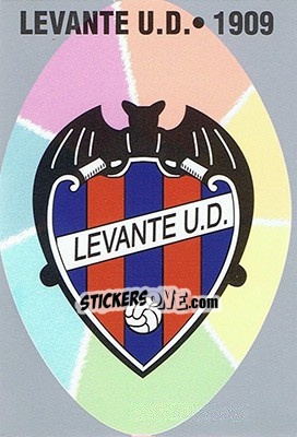 Cromo 456. LEVANTE U.D. - Las Fichas De La Liga 1997-1998 - Mundicromo