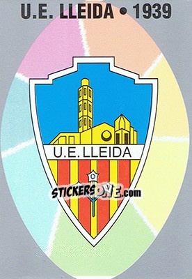 Sticker 458. U.E. LLEIDA - Las Fichas De La Liga 1997-1998 n. 648 - Mundicromo