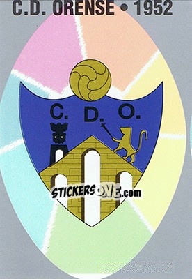 Sticker 462. C.D. ORENSE - Las Fichas De La Liga 1997-1998 n. 652 - Mundicromo