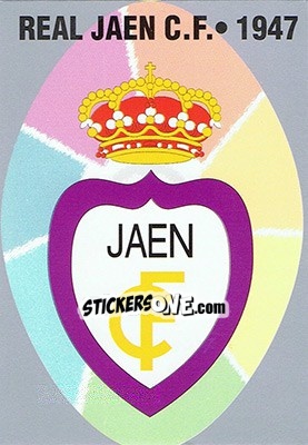 Sticker 466. REAL JAéN C.F. - Las Fichas De La Liga 1997-1998 n. 656 - Mundicromo