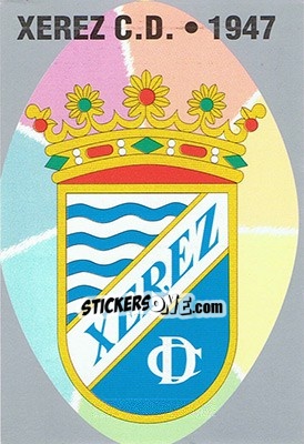 Sticker 467. XEREZ C.D. - Las Fichas De La Liga 1997-1998 - Mundicromo