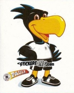 Sticker DFB Maskottochen Paule vorne - Deutsches Nationalteam 2006 - Panini