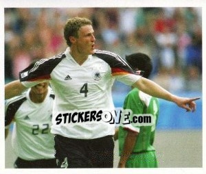 Cromo Robert Huth - Deutsches Nationalteam 2006 - Panini