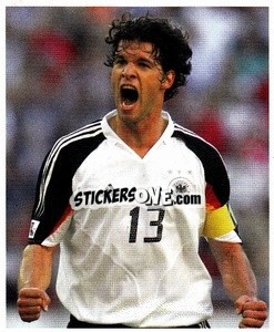 Sticker Michael Ballack - Deutsches Nationalteam 2006 n. 137 - Panini