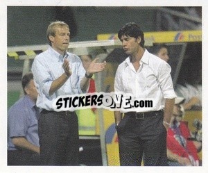 Sticker Jurgen Klinsmann / Joachim Löw - Deutsches Nationalteam 2006 n. 177 - Panini