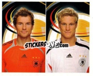Sticker Jens Lehmann / Marcell Jansen - Deutsches Nationalteam 2006 n. 182 - Panini