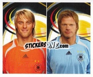 Sticker Timo Hildebrand / Oliver Kahn - Deutsches Nationalteam 2006 n. 185 - Panini