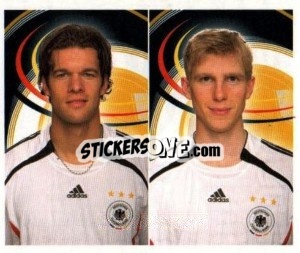 Cromo Michael Ballack / Per Mertesacker