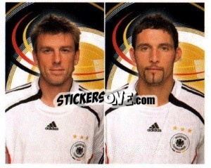 Sticker Bernd Schneider / Kevin Kuranyi - Deutsches Nationalteam 2006 n. 190 - Panini