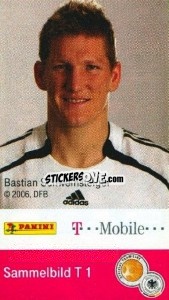 Sticker Bastian Schweinsteiger - Deutsches Nationalteam 2006 n. T1 - Panini