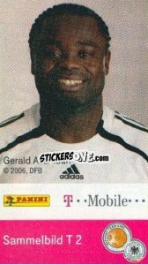 Cromo Gerald Asamoah - Deutsches Nationalteam 2006 - Panini