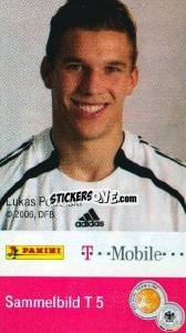 Cromo Lukas Podolski - Deutsches Nationalteam 2006 - Panini