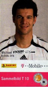 Sticker Michael Ballack - Deutsches Nationalteam 2006 n. T10 - Panini