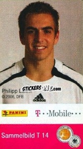 Sticker Philipp Lahm - Deutsches Nationalteam 2006 n. T14 - Panini