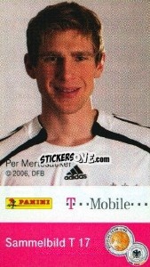 Sticker Per Mertesacker - Deutsches Nationalteam 2006 - Panini