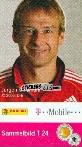 Sticker Jürgen Klinsmann - Deutsches Nationalteam 2006 n. T24 - Panini