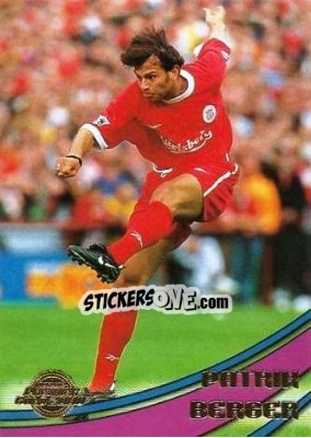 Sticker Patrik Berger - Premier Gold 1999-2000 n. 50 - Merlin