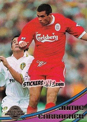 Sticker Jamie Carragher - Premier Gold 1999-2000 n. 54 - Merlin