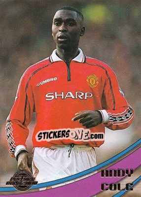 Sticker Andy Cole - Premier Gold 1999-2000 n. 59 - Merlin