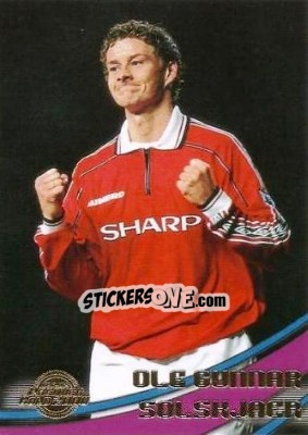 Sticker Ole Gunnar Solskjaer - Premier Gold 1999-2000 n. 60 - Merlin