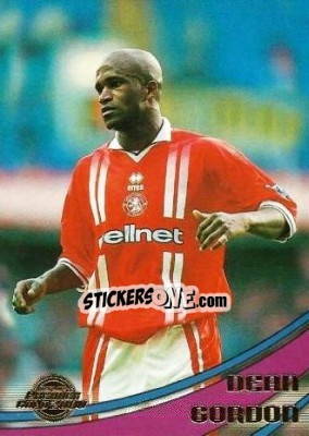 Sticker Dean Gordon - Premier Gold 1999-2000 n. 68 - Merlin