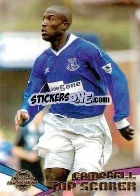 Sticker Kevin Campbell - Premier Gold 1999-2000 n. A7 - Merlin