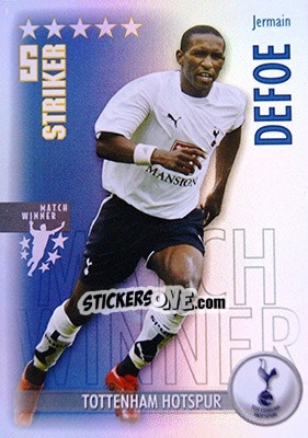 Sticker Jermain Defoe - Shoot Out Premier League 2006-2007 n. 306 - Magicboxint