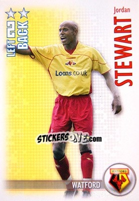 Sticker Jordan Stewart - Shoot Out Premier League 2006-2007 n. 310 - Magicboxint