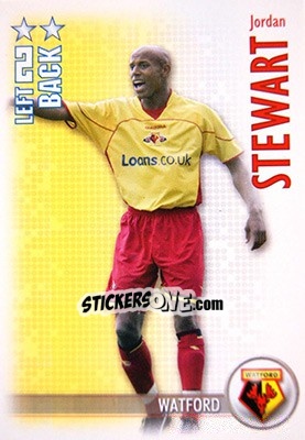 Sticker Jordan Stewart - Shoot Out Premier League 2006-2007 - Magicboxint