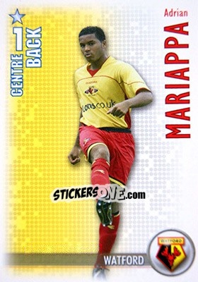 Sticker Adrian Mariappa - Shoot Out Premier League 2006-2007 n. 314 - Magicboxint