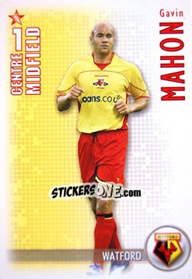 Sticker Gavin Mahon - Shoot Out Premier League 2006-2007 - Magicboxint