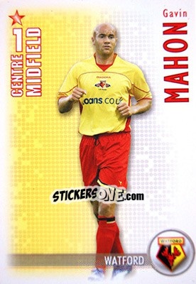 Cromo Gavin Mahon - Shoot Out Premier League 2006-2007 - Magicboxint