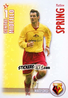 Cromo Matthew Spring - Shoot Out Premier League 2006-2007 - Magicboxint