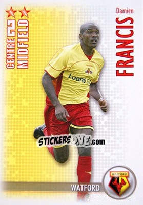 Sticker Damien Francis - Shoot Out Premier League 2006-2007 - Magicboxint