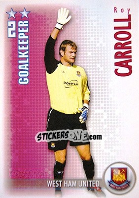 Sticker Roy Carroll - Shoot Out Premier League 2006-2007 n. 325 - Magicboxint