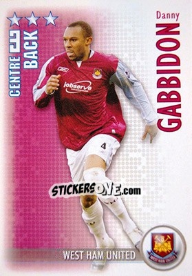 Sticker Danny Gabbidon - Shoot Out Premier League 2006-2007 - Magicboxint