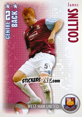 Sticker James Collins - Shoot Out Premier League 2006-2007 - Magicboxint