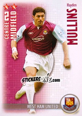 Cromo Hayden Mullins - Shoot Out Premier League 2006-2007 - Magicboxint