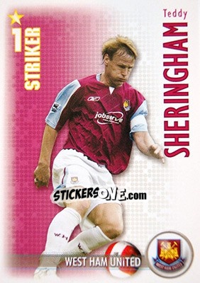 Sticker Teddy Sheringham - Shoot Out Premier League 2006-2007 n. 337 - Magicboxint