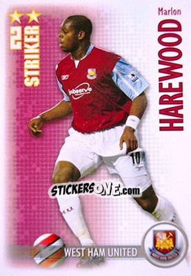 Sticker Marlon Harewood - Shoot Out Premier League 2006-2007 - Magicboxint