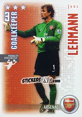 Sticker Jens Lehmann - Shoot Out Premier League 2006-2007 n. 1 - Magicboxint