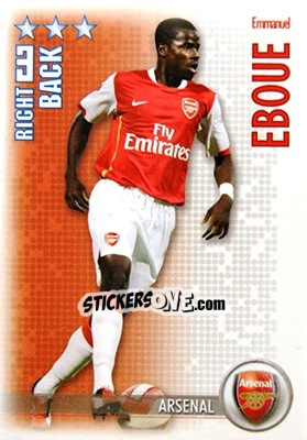 Sticker Emmanuel Eboue - Shoot Out Premier League 2006-2007 n. 3 - Magicboxint