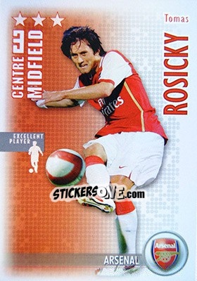 Sticker Tomas Rosicky - Shoot Out Premier League 2006-2007 n. 7 - Magicboxint