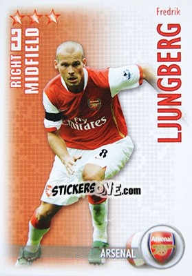 Sticker Fredrik Ljungberg - Shoot Out Premier League 2006-2007 n. 10 - Magicboxint